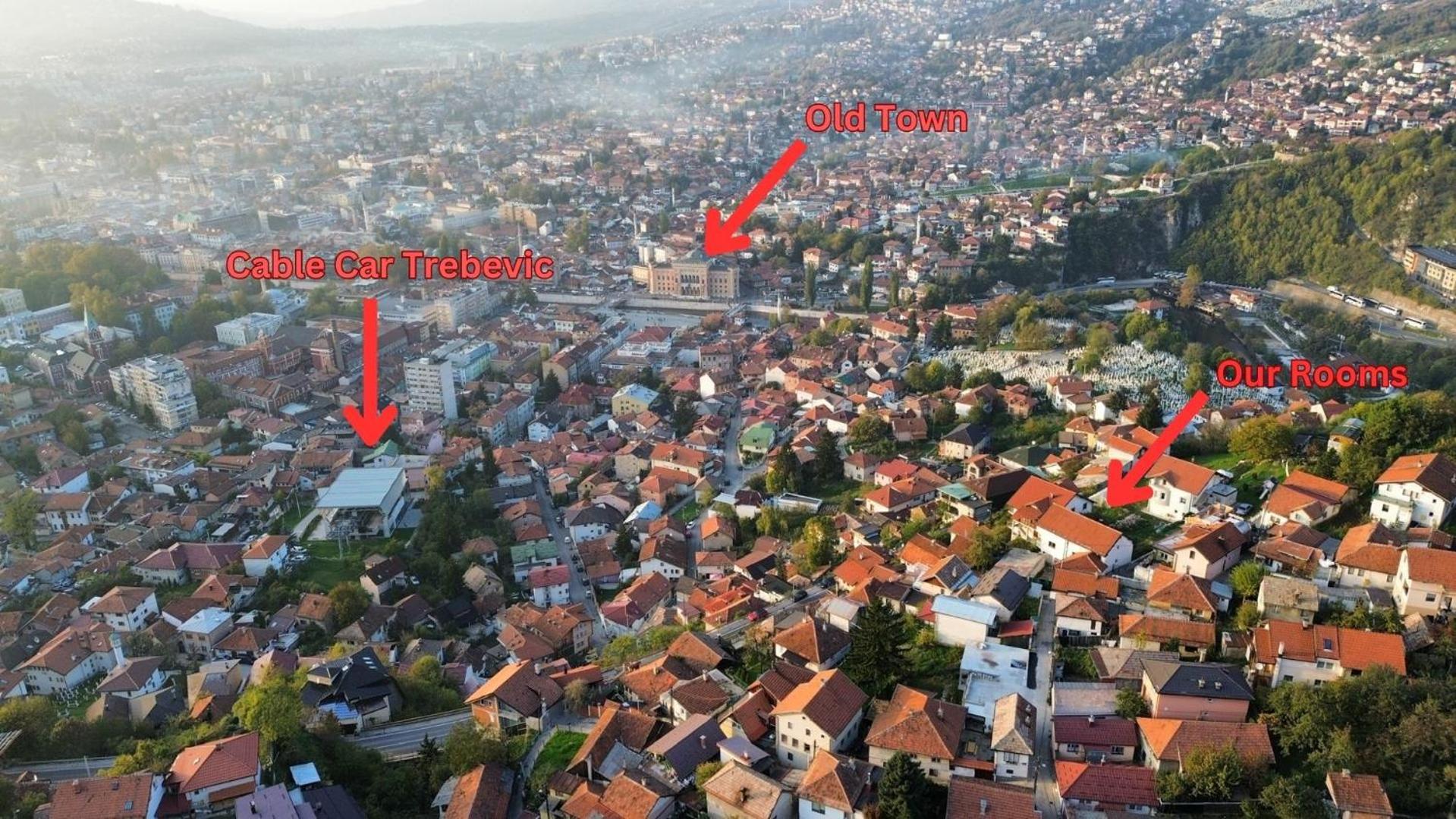 Prenociste 3 Sobe Hotel Saraievo Exterior foto